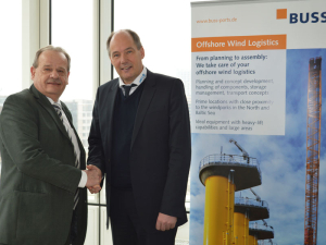 Heinz Wasser, Managing Director Orange Blue Terminals, and Torsten Andritter-Witt, Project Manager ANTS Offshore